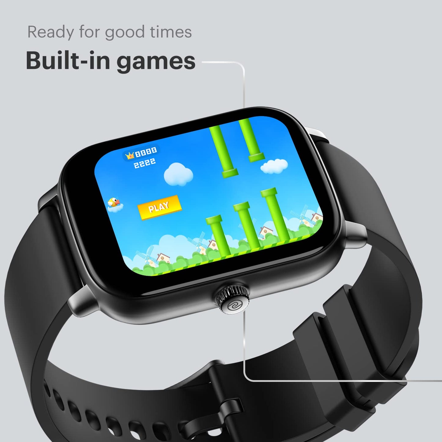 Noise Colorfit Icon buzz 1.69" Display built in games (Assorted Colors)