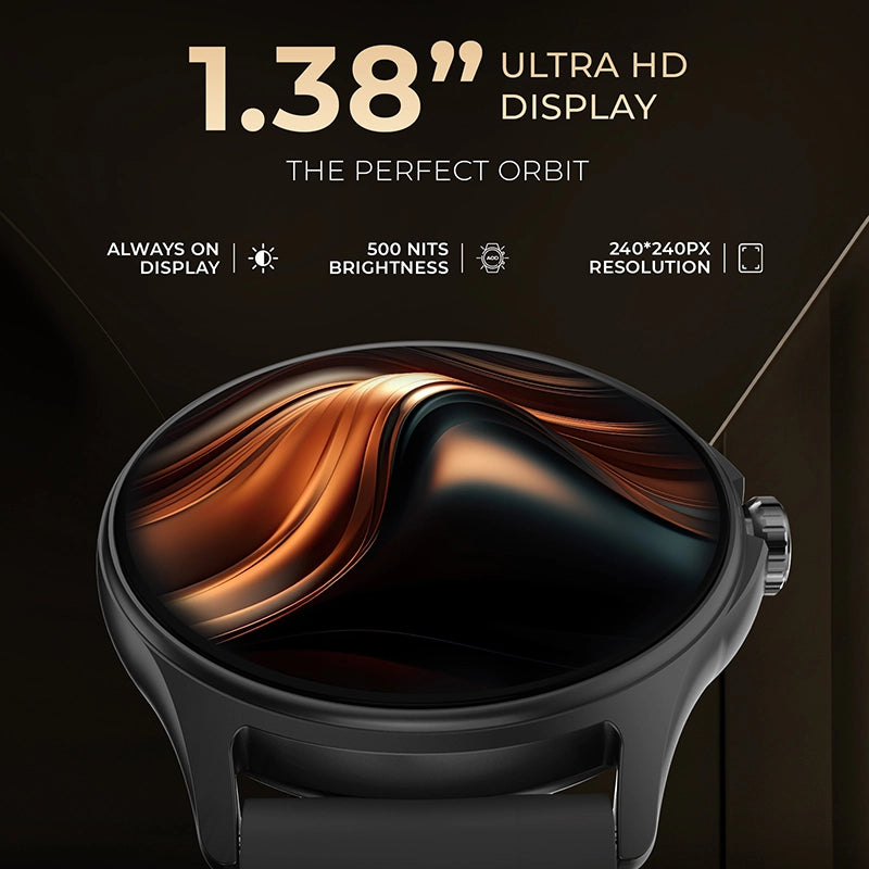 beatXP Sigma Smartwatch with 1.38” HD Display and One-tap BT Calling