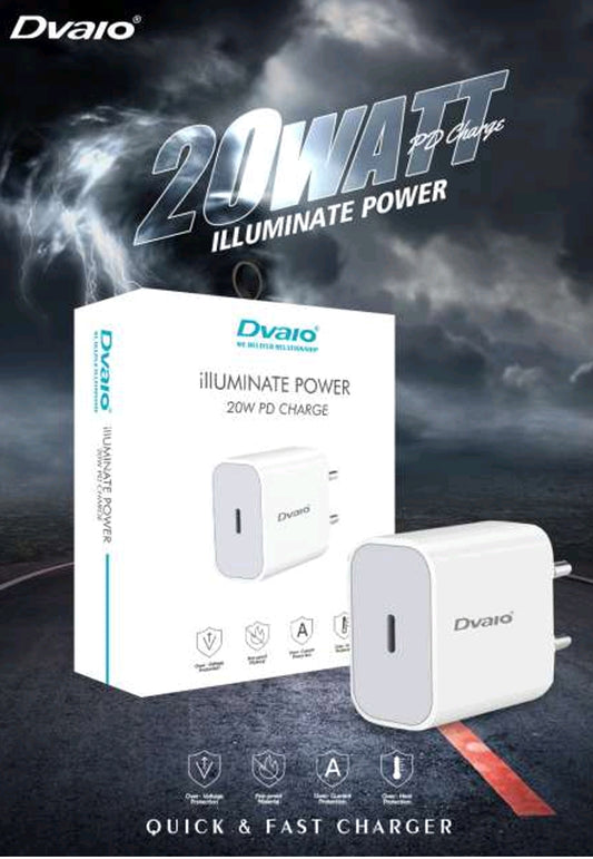 Dvaio 20W PD Charger-DVCH47-Type C-Dock