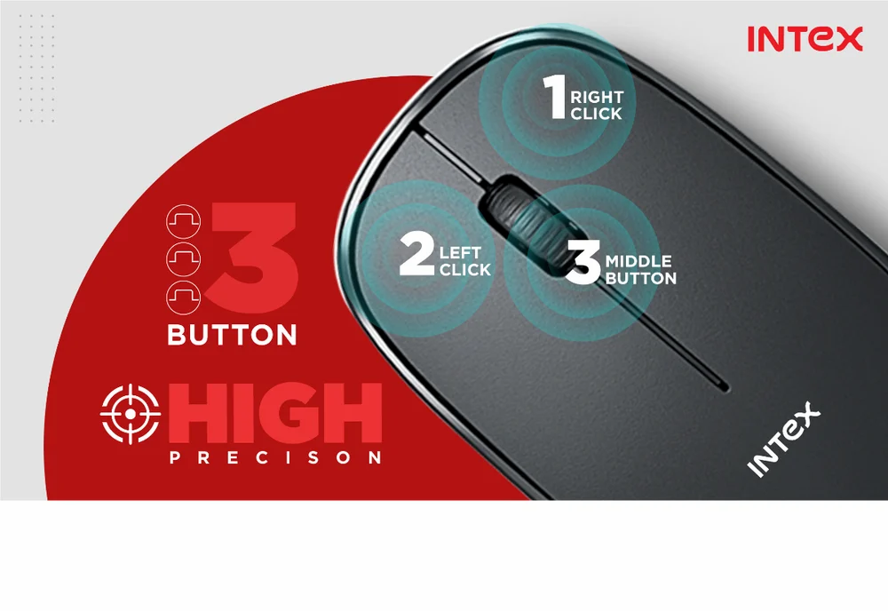 Deal-Intex Wireless Keyboard Mouse combo (IT-WLKBM01)