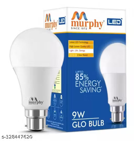 Murphy 9W B22D BEE 3 Star Rated LED Cool Day White Bulb