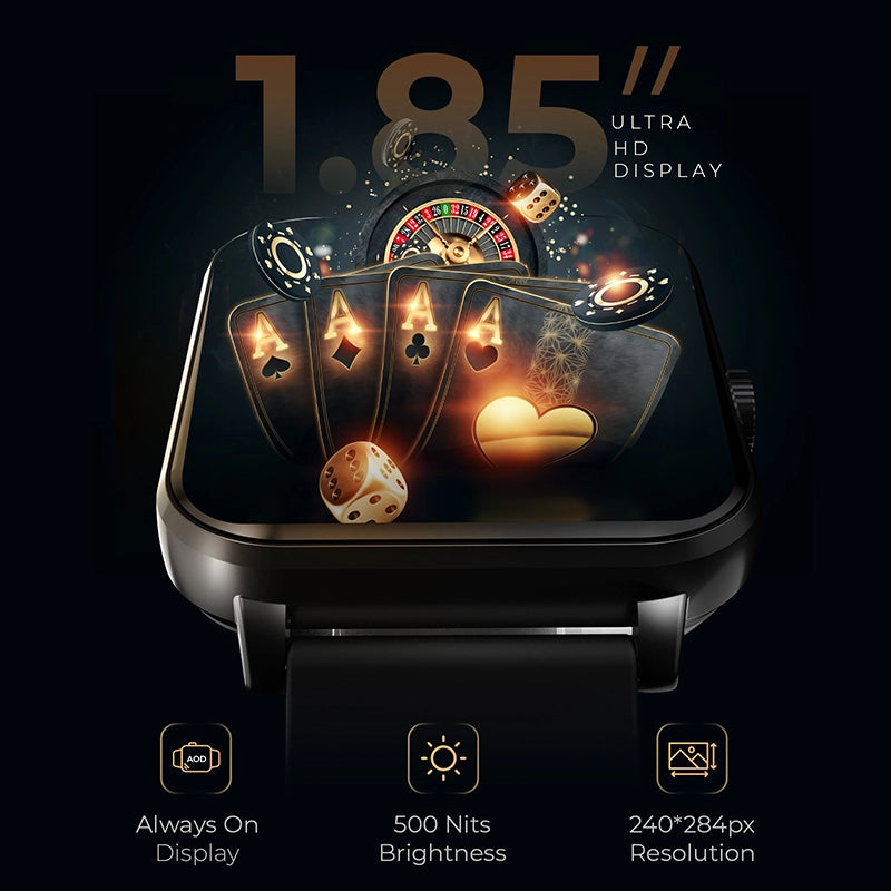 beatXP Marv Ace Smartwatch with 1.85” HD Display,BT Calling and Always on Display
