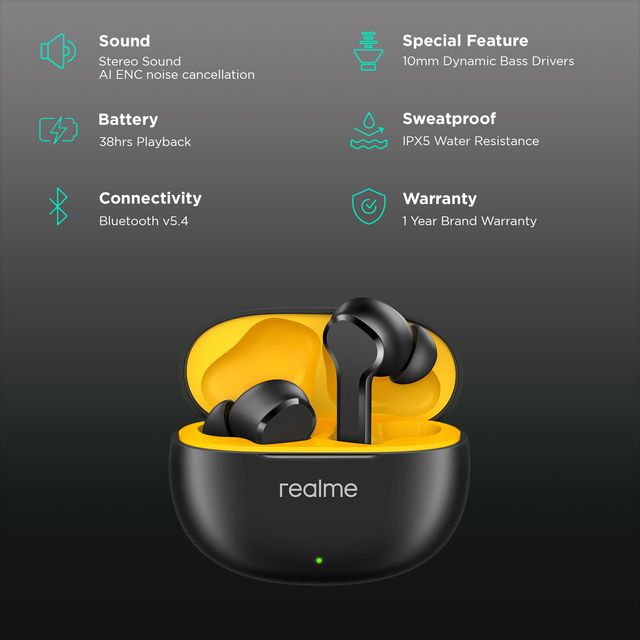 Realme-T110-White