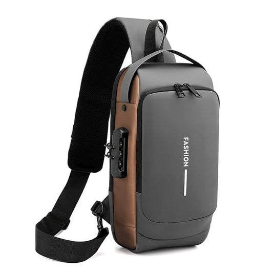 Waterproof crossbody Anti theft sling bag