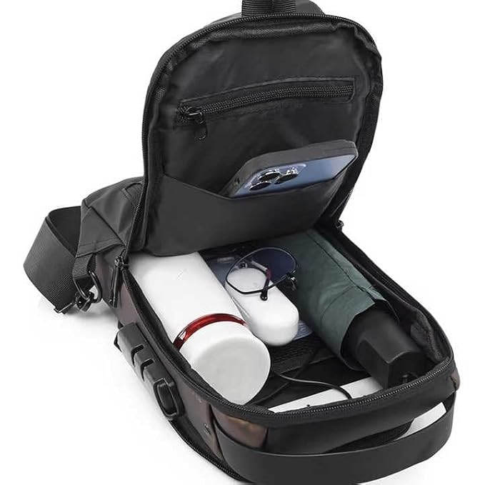 Waterproof crossbody Anti theft sling bag