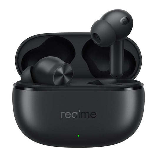Realme Buds T200x TWS with 12.4mm Dynamic Bass Drivers, 25 dB ANC, Quad Mic, 45ms Latency, Upto 48 Hrs Playback, Fast Charge