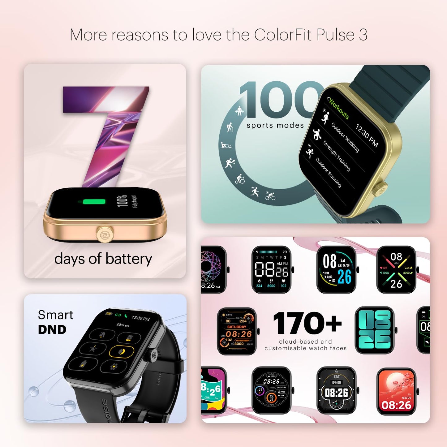 Noise ColorFit Pulse 3 with 1.96" Display