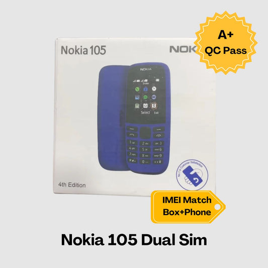 Nokia-105 Dual Sim Refurbished A+ Quality (Assorted Colors)