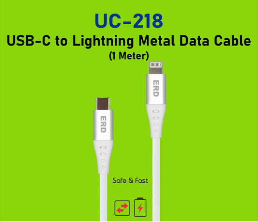 ERD UC-218 USB-C TO LIGHTNING CABLE  Metal