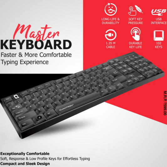 Quantron Wired Keyboard-Master