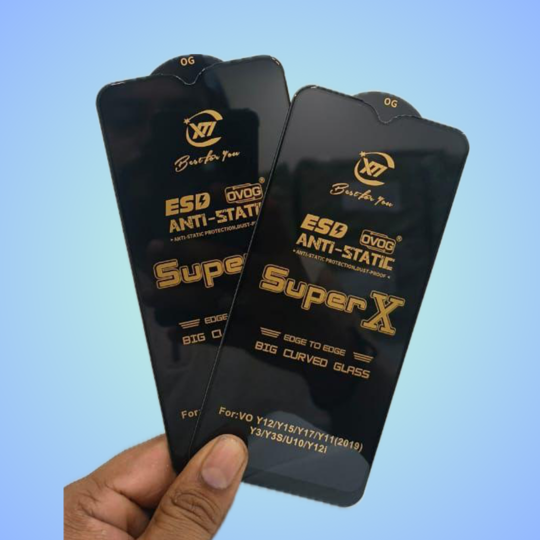 SuperX ESD Tempered Glass-10Pcs Box (15.5Rs Per Piece)